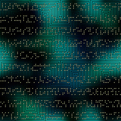 Dark green matrix pattern with the imitation of dots
