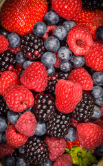 Background of Mix berries