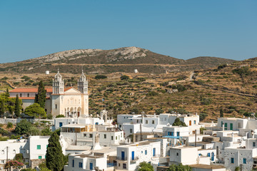 Naklejka premium Famous Lefkes village on Paros island, Greece