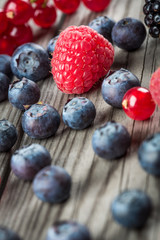 Blueberries background