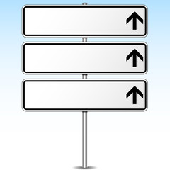 blank signpost