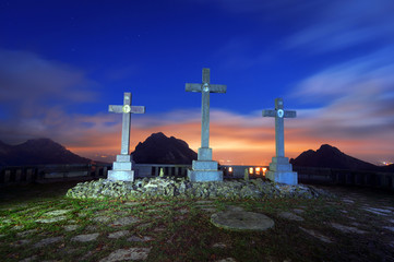 via crucis in Urkiola