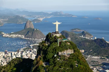 Vlies Fototapete Copacabana, Rio de Janeiro, Brasilien Rio de Janeiro - Corcovado