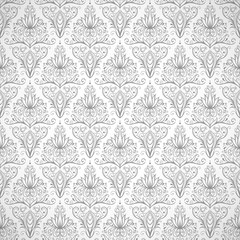 Seamless pattern with vintage flowers