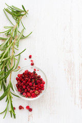 rosemary with red pepper