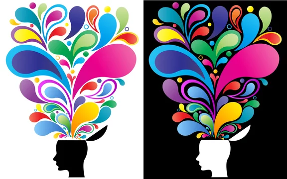 Creative mind concept