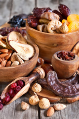 Mix of dried fruits