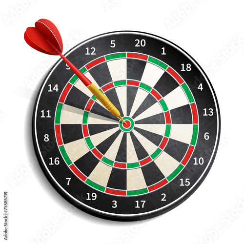 "Dart Board Realistic" Stockfotos und lizenzfreie Vektoren auf Fotolia