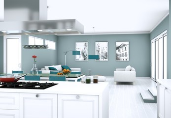moderne Wohnung Interieur Design