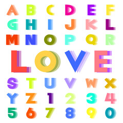 colorful alphabet illustration