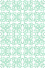 Damask seamless floral pattern. Vintage vector illustration.