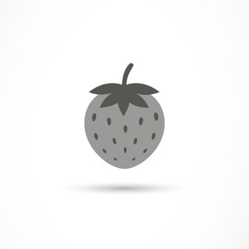 Vector Illustration of a Strawberry Icon