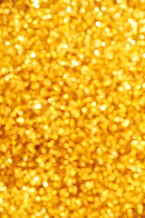 Gold defocused lights