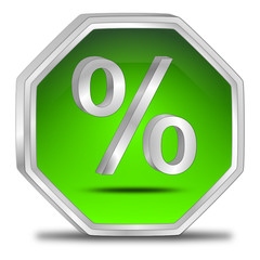 Button mit Prozent Symbol