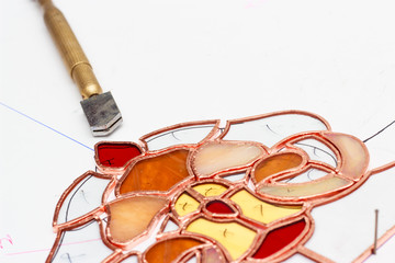 tiffany glass processing