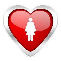 female valentine icon female gender sign