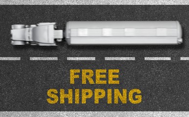 Free Shipping Concept