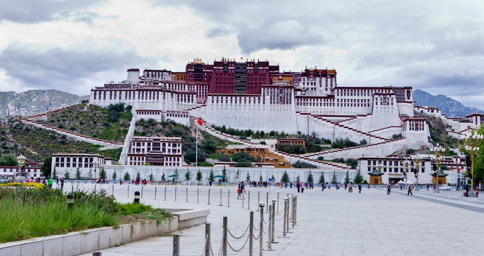 Palata Palace at tibet of china
