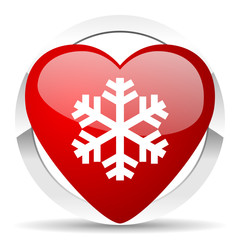 snow valentine icon air conditioning sign