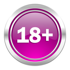 Obraz premium adults violet icon