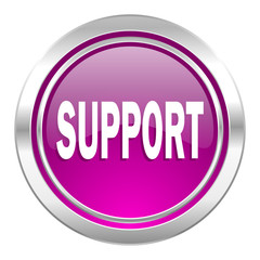 support violet icon