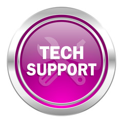 technical support violet icon