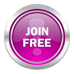join free violet icon