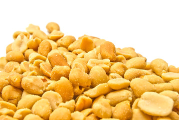 many tasty roasted peanuts