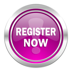register now violet icon