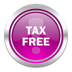 tax free violet icon