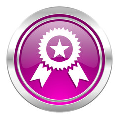 award violet icon prize sign