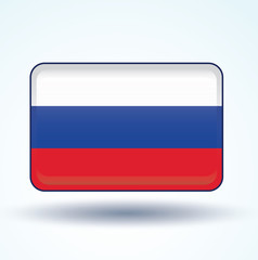 Flag set of russia, vector illustration