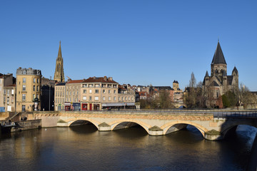 Plan d'eau - pont des morts - temple neuf - metz