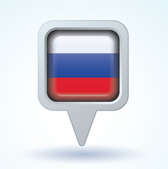 Flag set of russia, vector illustration