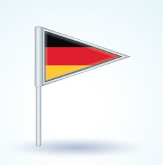 Flag set of Germany, vector illustration