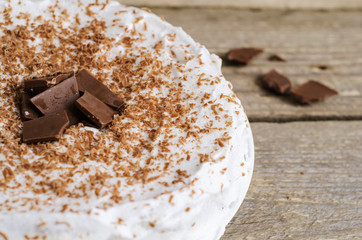 cake with chocolate chips