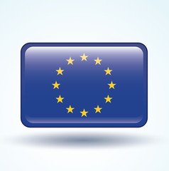 Flag set of europe, vector illustration