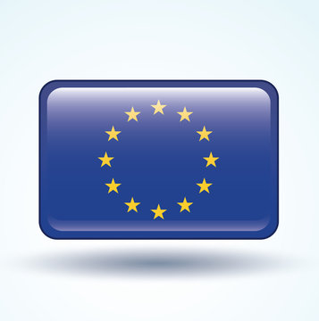 Flag set of europe, vector illustration