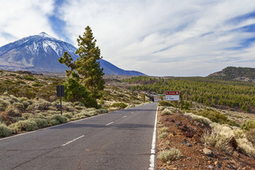 el teide road