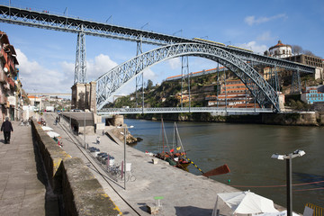 Dom Luis I Bridge in Porto
