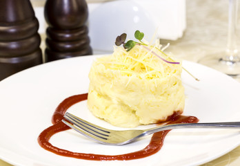 mashed potatoes