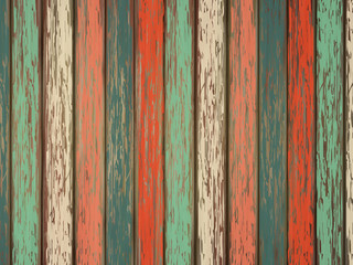 colorful painted wooden background