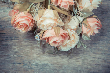 fabric roses,Fake textile vintage