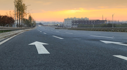 highway at morning