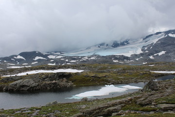 Continental glacier in Norway.