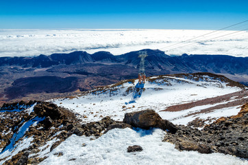 Auf dem Teide auf Teneriffa