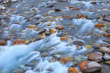 stone in river