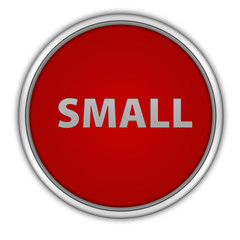 Small circular icon on white background