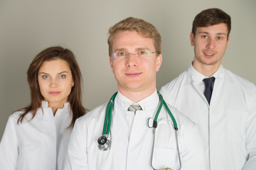 Fototapeta premium three doctors smiles
