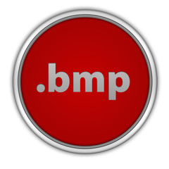 .bmp circular icon on white background